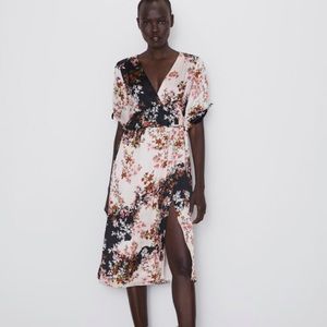 Zara floral dress